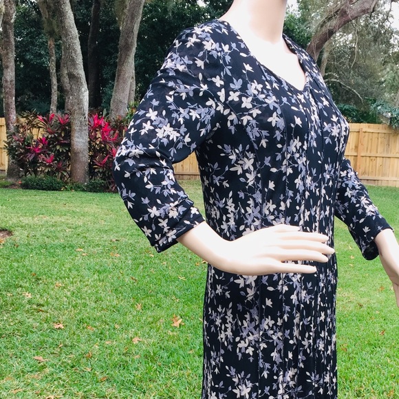 Norm Thompson Boot Dress Godet Panels S - Picture 8 of 12